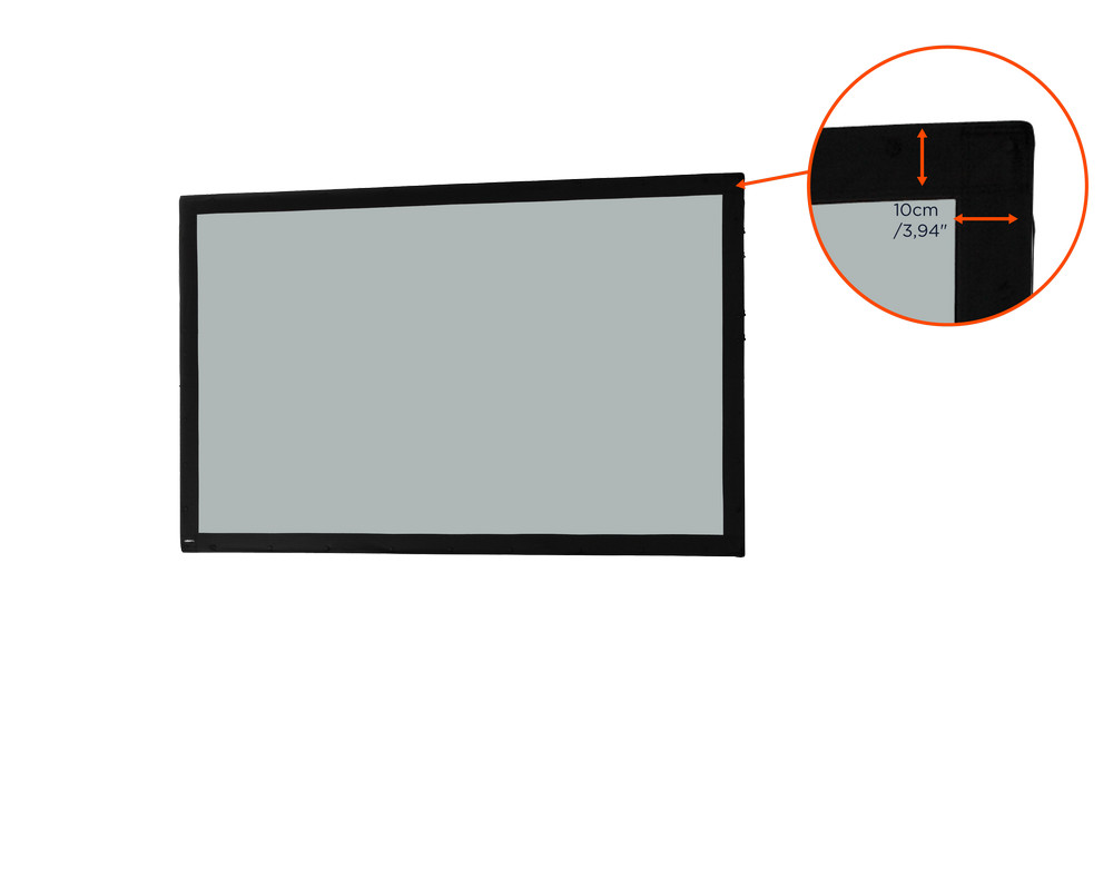 celexon Tuch für Faltrahmen Mobil Expert - 406 x 254 cm Rückprojektion