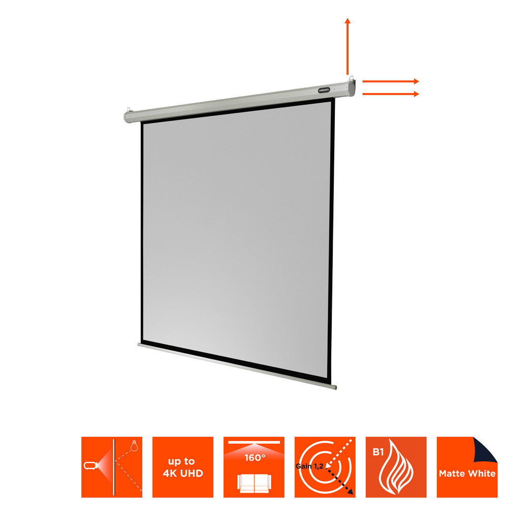 celexon Leinwand Motor Economy 120 x 120 cm