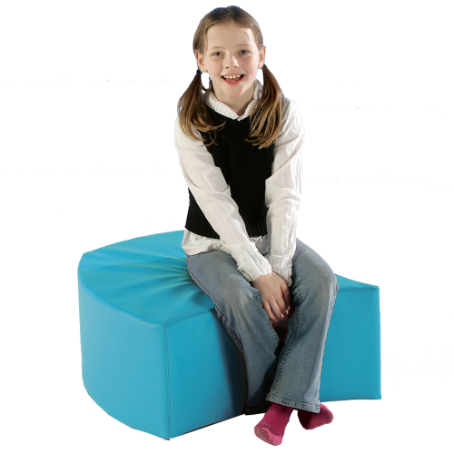 Swing-it Sit Wellensitzelement als Einerelement mit Kunstlederbezug B/H/T: 60x60x30/60 cm, auf Wunsch in schwer entflammbar lieferbar