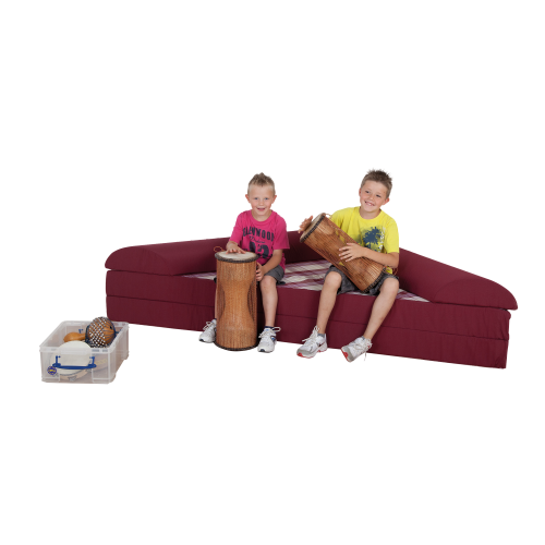 Ersatzbezug für KE5-V5 oder KE5-V7 Maße (aufgeklappt): B/H/T: 160x15x160 cm, 2 Halbrund-Rollen 30x35x160 cm