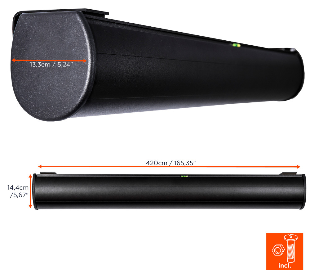 celexon Motor Chroma Key Green Screen 400 x 300 cm