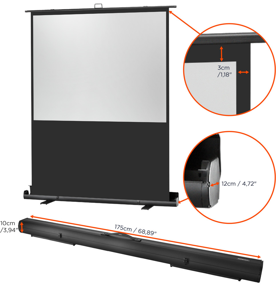 celexon Leinwand Ultramobil Plus Professional 160 x 90 cm