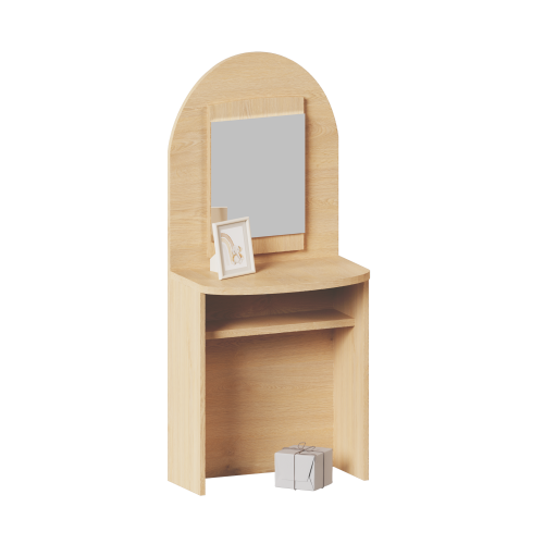 Spiel-Frisierkommode B/H/T: 67x71/140x36 cm, mit Spiegel, Arbeitshöhe 71 cm