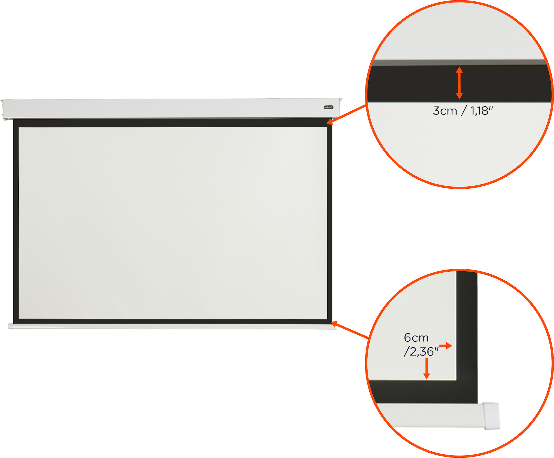 celexon Batterie Leinwand V2.0 Motor Professional Plus 300 x 225 cm