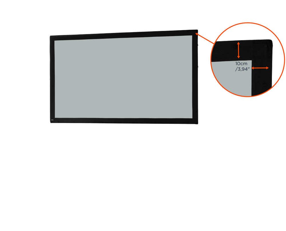 celexon Tuch für Faltrahmen Mobil Expert - 244 x 137 cm Rückprojektion