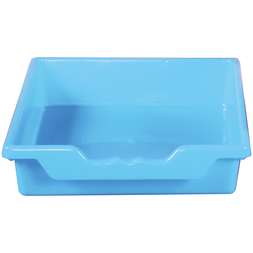 Ergo Tray Box M Hellblau, aus schwer entflammbarem Kunststoff