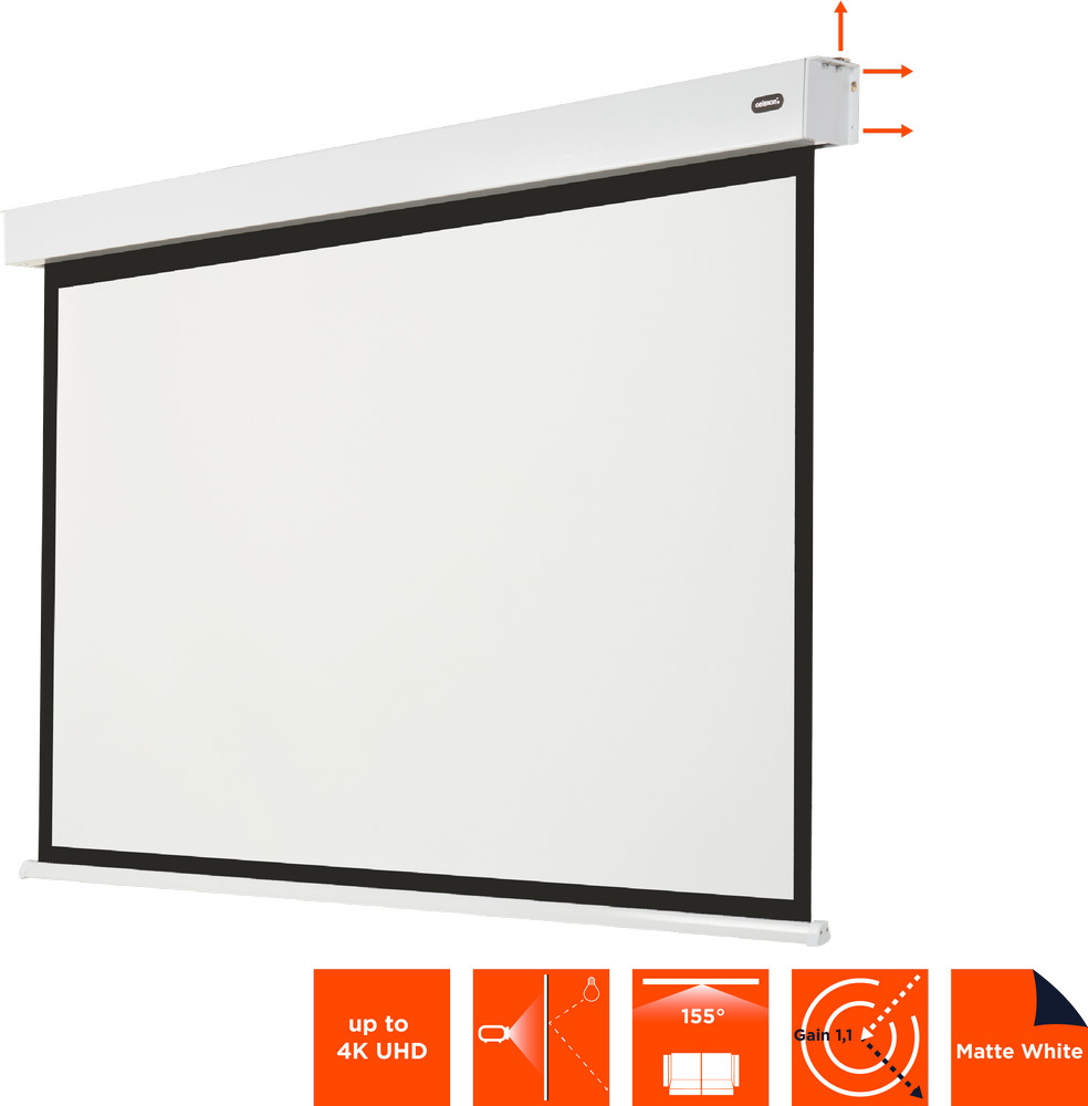 celexon Batterie Leinwand V2.0 Motor Professional Plus 180 x 135 cm