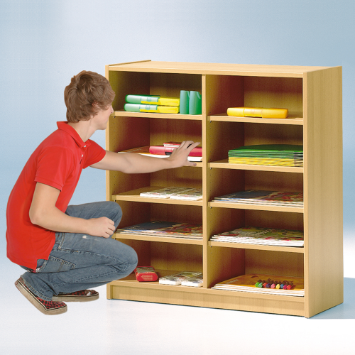 Offenes Ergänzungsregal zu KLR 12G mit 6 Fächern B/H/T: 62x161x45 cm