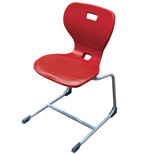 Ergostar UP 2.0 Schulstuhl Sitzschalenfarbe Weinrot, Sitzhöhe 43