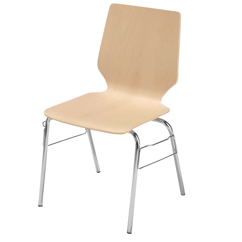Stuhl "Maren" mit 4-Fuß-Gestell Sitzhöhe: 45 cm