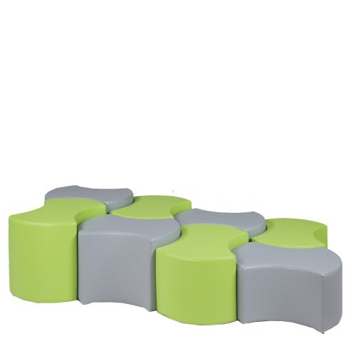 Sitzelement BEAN, Hocker, Bezug Kunstleder +48450