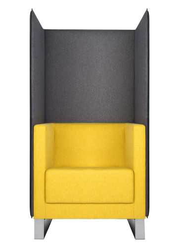 Sit!Box Privacy Sessel mit Lärmschutz B/H/T: 72x140x72 cm, Sitzhöhe: 44 cm