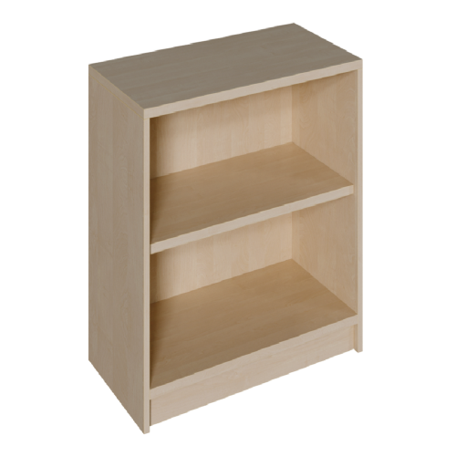 Korpus-Regal mit 2 Fächern in Ordnerhöhe B/H/T: 52x80x40 cm, Regal mit 1 Einlegeboden für 2 Ordnerhöhen