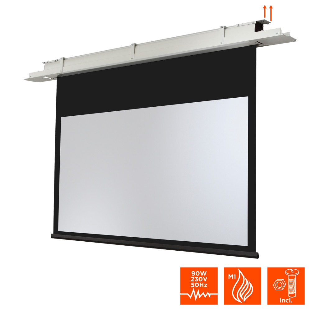 celexon Deckeneinbau Leinwand Motor Expert 300 x 169 cm