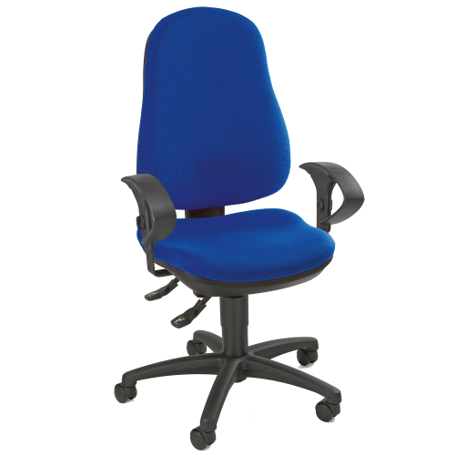 Bürodrehstuhl LEON Sitzhöhe: 42 - 55 cm, Stofffarbe Rot