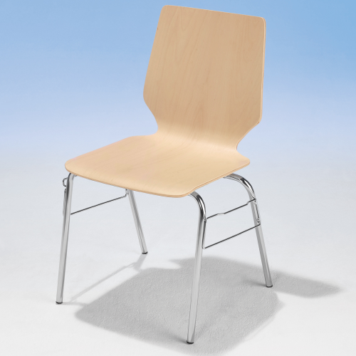 Stuhl "Maren" mit 4-Fuß-Gestell Sitzhöhe: 45 cm
