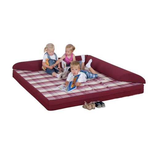 Ersatzbezug für KE5-V2 Maße (aufgeklappt): B/H/T: 160x15x160 cm, 2 Halbrund-Rollen 30x35x160 cm