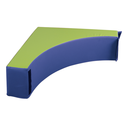 Kreissegment Ecke (Viertelkreis) Schenkellänge: 100 cm, H: 30 cm, Kunstleder, Farbe wählbar