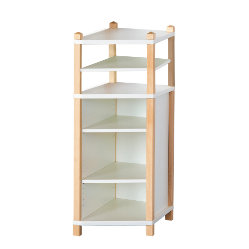 Stollen-Ausgleichsregal B/H/T: 40x120x60/40 cm, Zur Tiefenreduzierung, rechts angestellt