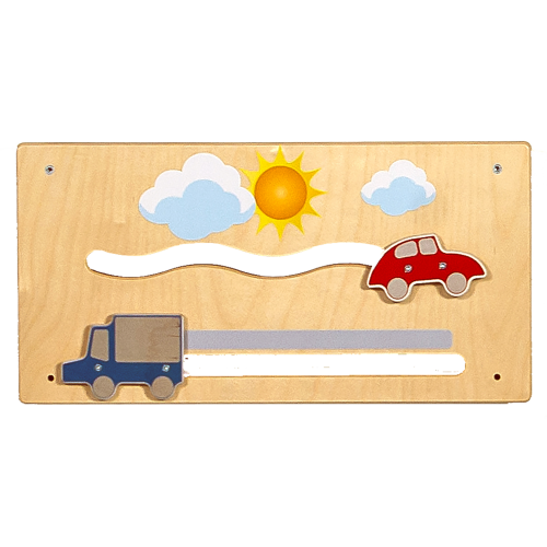 Wandspiel Bewegung Motiv "Verkehr", B/H/T: 48x24x4 cm