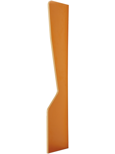 Seitenwange für Komplettgarderoben B/H/T: 2x130x40 cm, einfache Abschluss-Wange für Komplettgarderoben, links