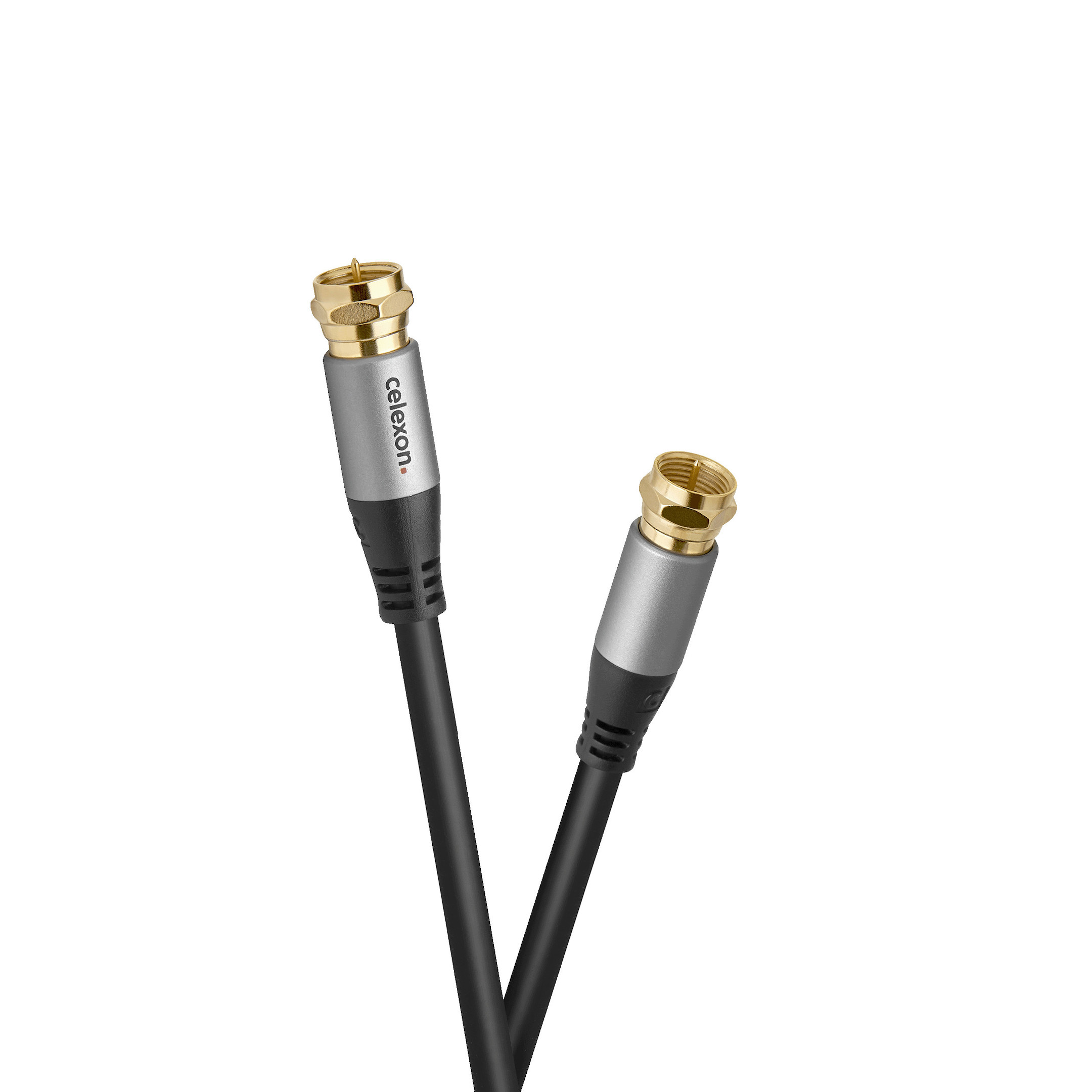 celexon F-Stecker Sat Antennenkabel 1,5m - Professional Line