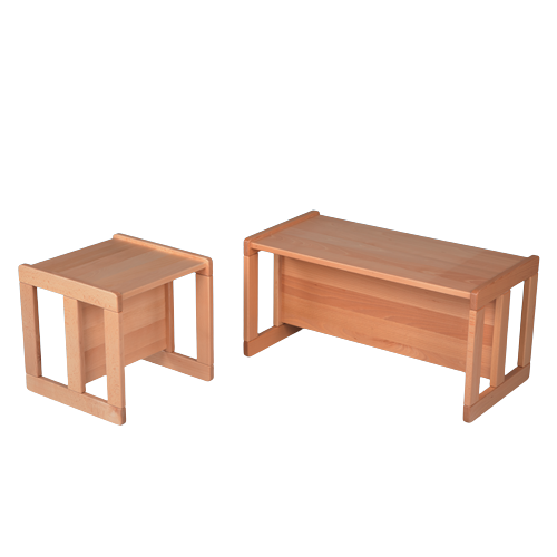 Verwandlungsstuhl B/H/T: 35x35x35 cm, SH: 15, 22 und 34 cm