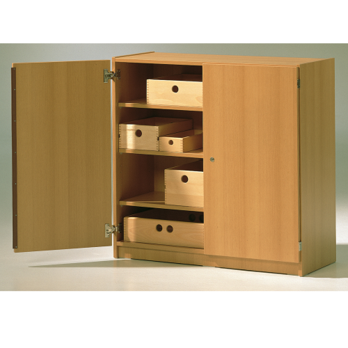 Zweitüriger Werkschrank B/H/T: 100x98x40 cm, mit Mittelwand, 6 Einlegeböden