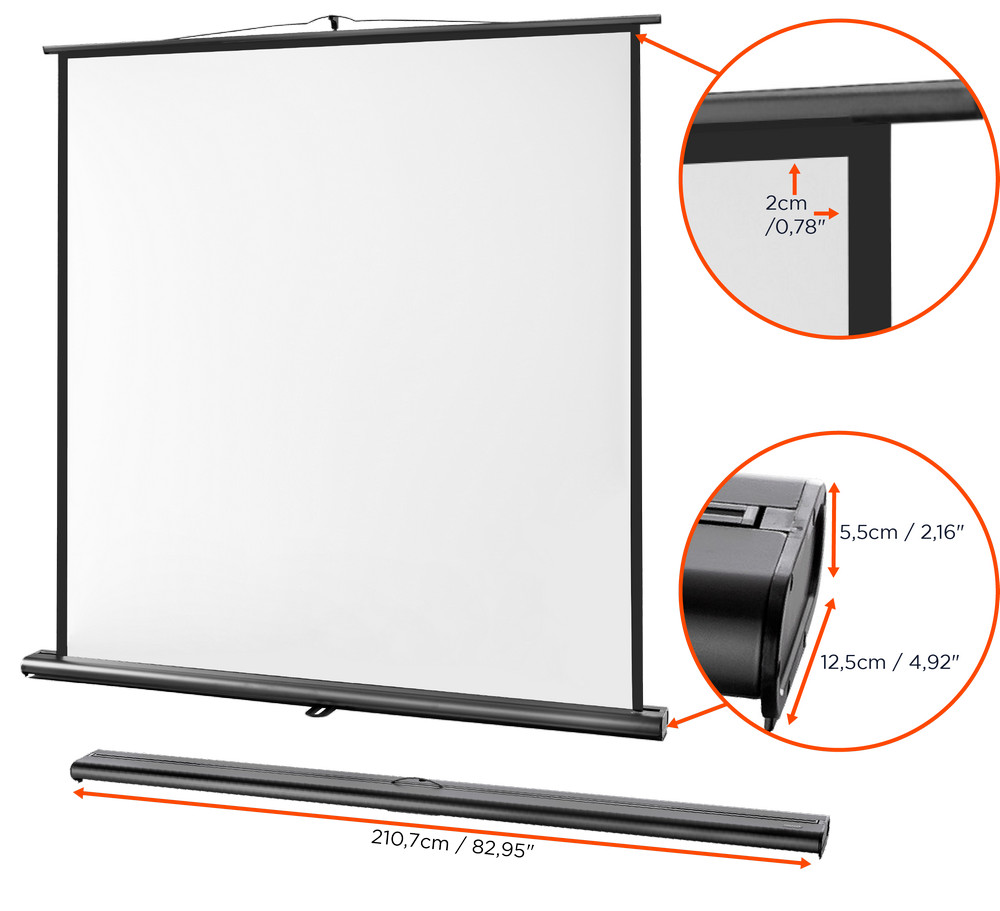 celexon Leinwand Ultramobil Professional 200 x 200 cm