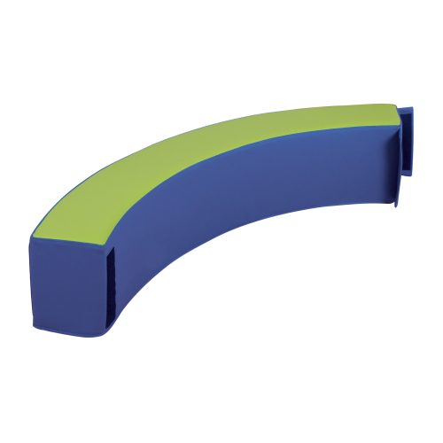 Kreissegment Bogen (Viertelkreis) Schenkellänge: 100 cm, H: 30 cm, Kunstleder, Farbe wählbar