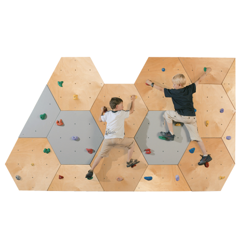 Kletterelement Wabe einzeln, Kantenlänge 47,5 cm, Höhe 82 cm