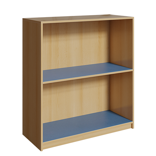 Regal mit 1 Zwischenboden für Schulranzen-Trolleys B/H/T: 75x120x45 cm, Böden mit Linoleum, Regal aus feuerhemmendem Material