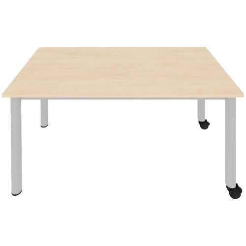 fahrbarer Rechtecktisch B/H/T: 160x76x80 cm, Farben wählbar