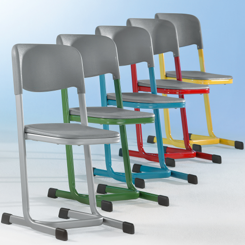 Schülerstuhl AirChair MST 30 KG Gestellfarbe wählbar, Sitzträger geschlossen, Höhe 31 cm