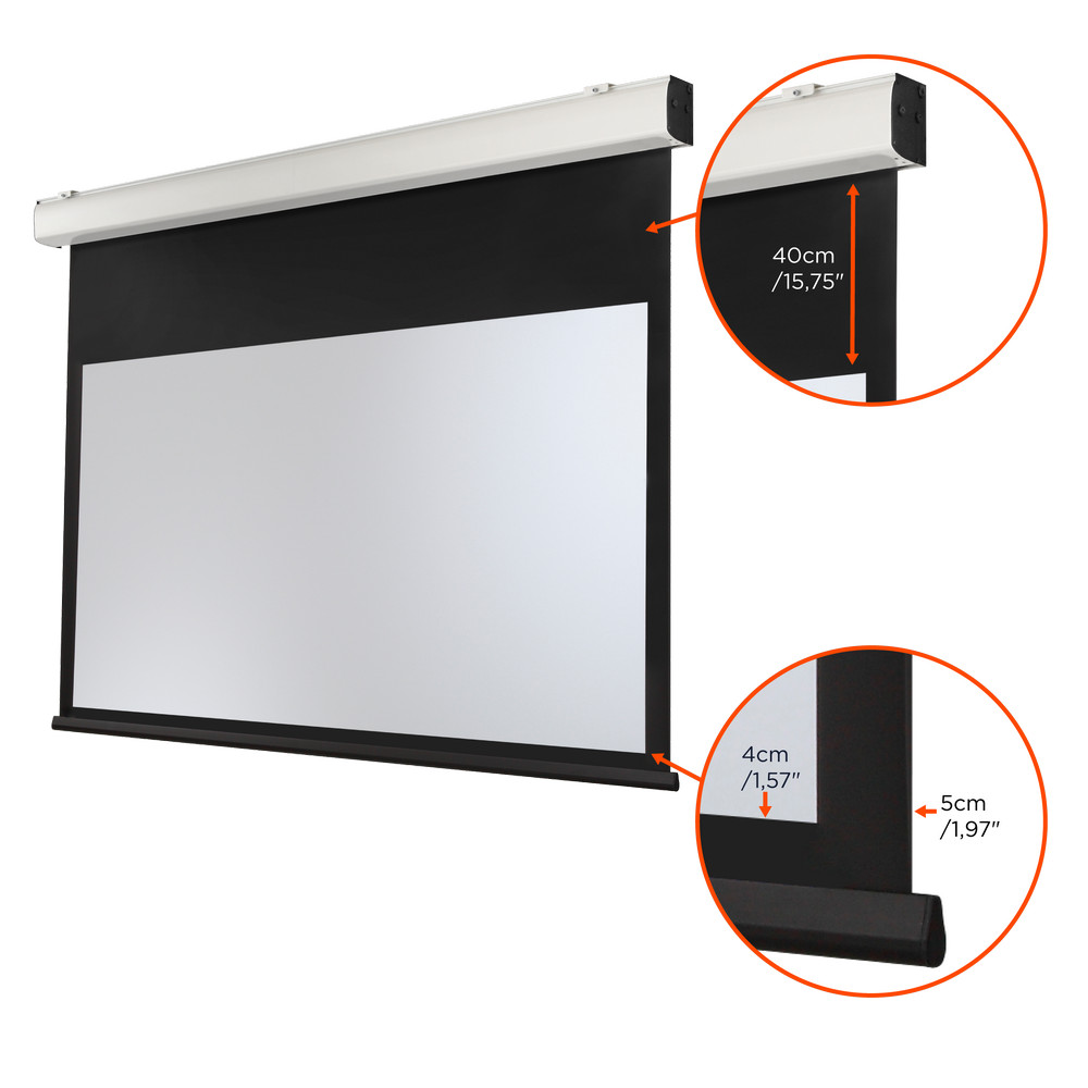 celexon Leinwand Motor Expert XL 400 x 250 cm
