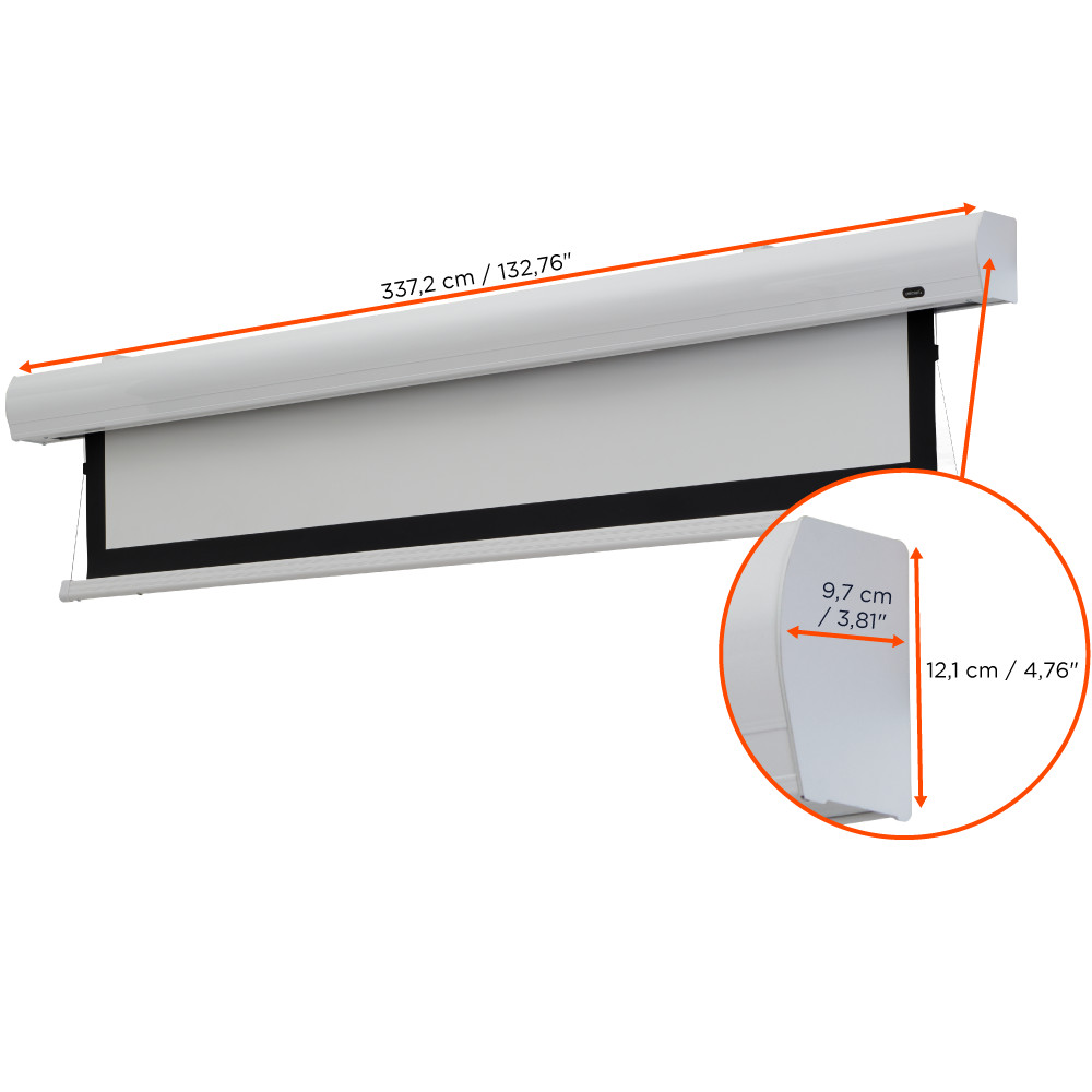 celexon Leinwand HomeCinema Tension 300 x 169 cm, 135" - MWHT