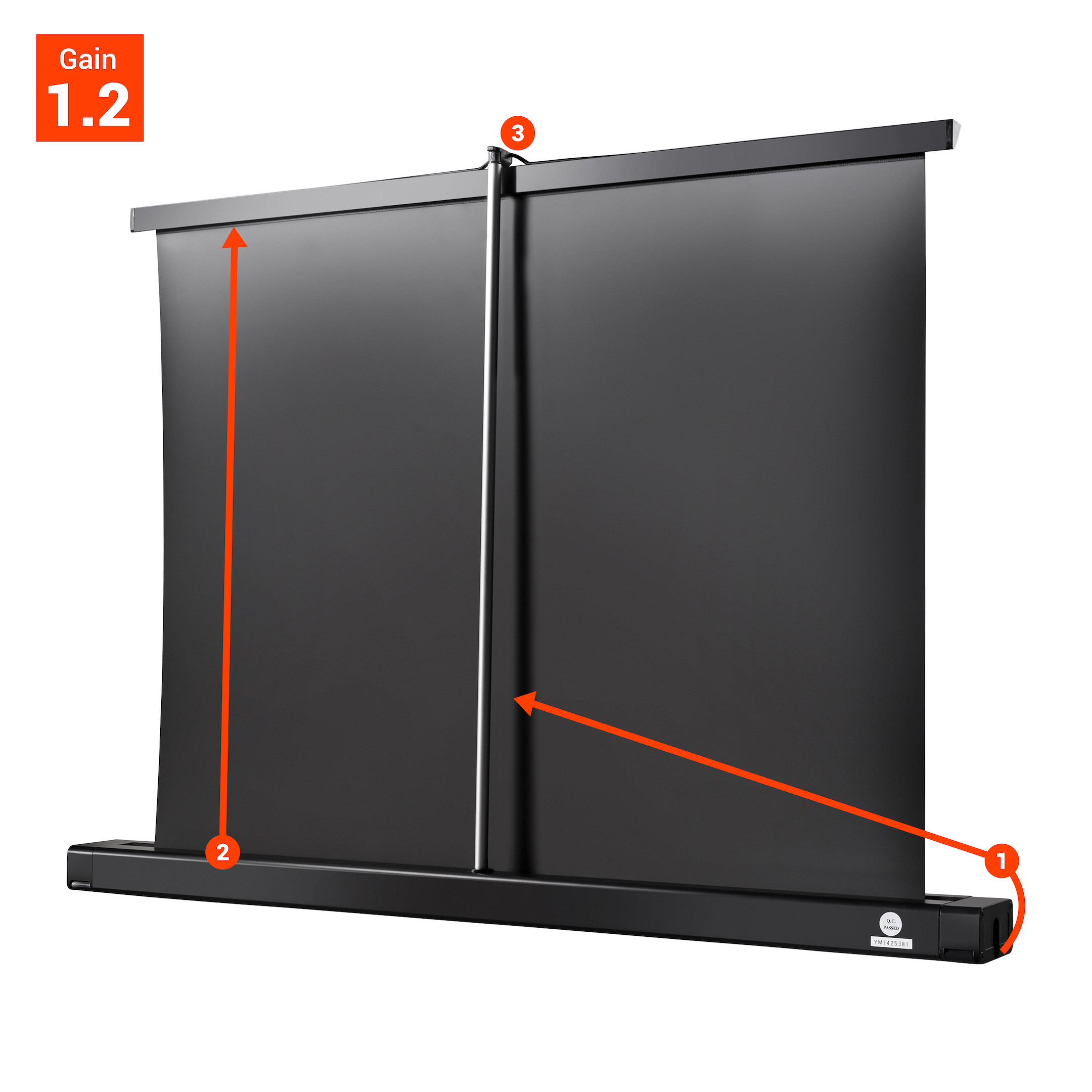 celexon Tischleinwand Professional Mini Screen 61 x 46cm