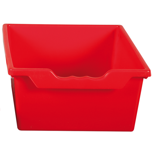 Ergo Tray Box L Rot, aus schwer entflammbarem Kunststoff