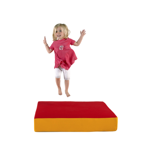 Hüpfpolster mit Rutschhemmer Kunstleder