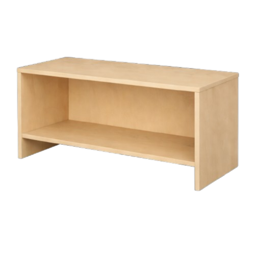 Korpus-Regal mit Regalnische in 40er Tiefe B/H/T: 78x60x40 cm, mit 1 Fach entsprechend Korpusbreite, über flacher Sockelnische