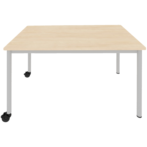 Vari² Rechtecktisch, fahrbarer Schultisch B/H/T: 160x72x80 cm, Melaminplatte