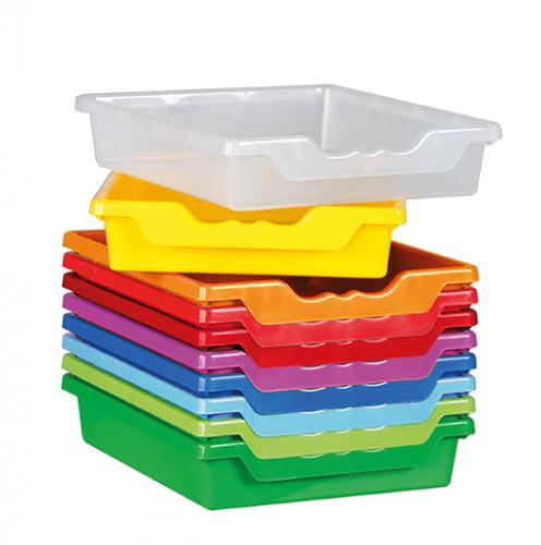 Ergo Tray Box L Rot, aus schwer entflammbarem Kunststoff