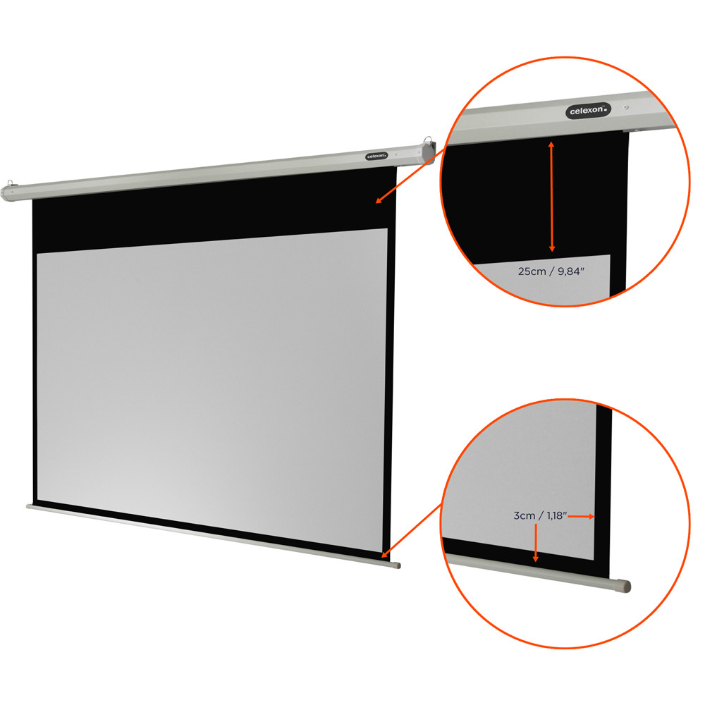 celexon Leinwand Motor Economy 200 x 113 cm