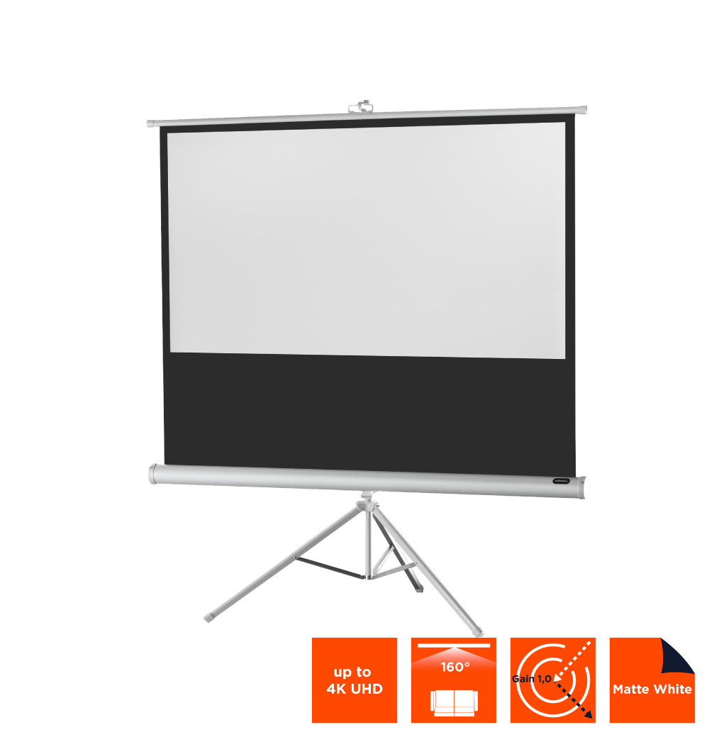 celexon Stativleinwand Economy 133 x 75 cm - White Edition