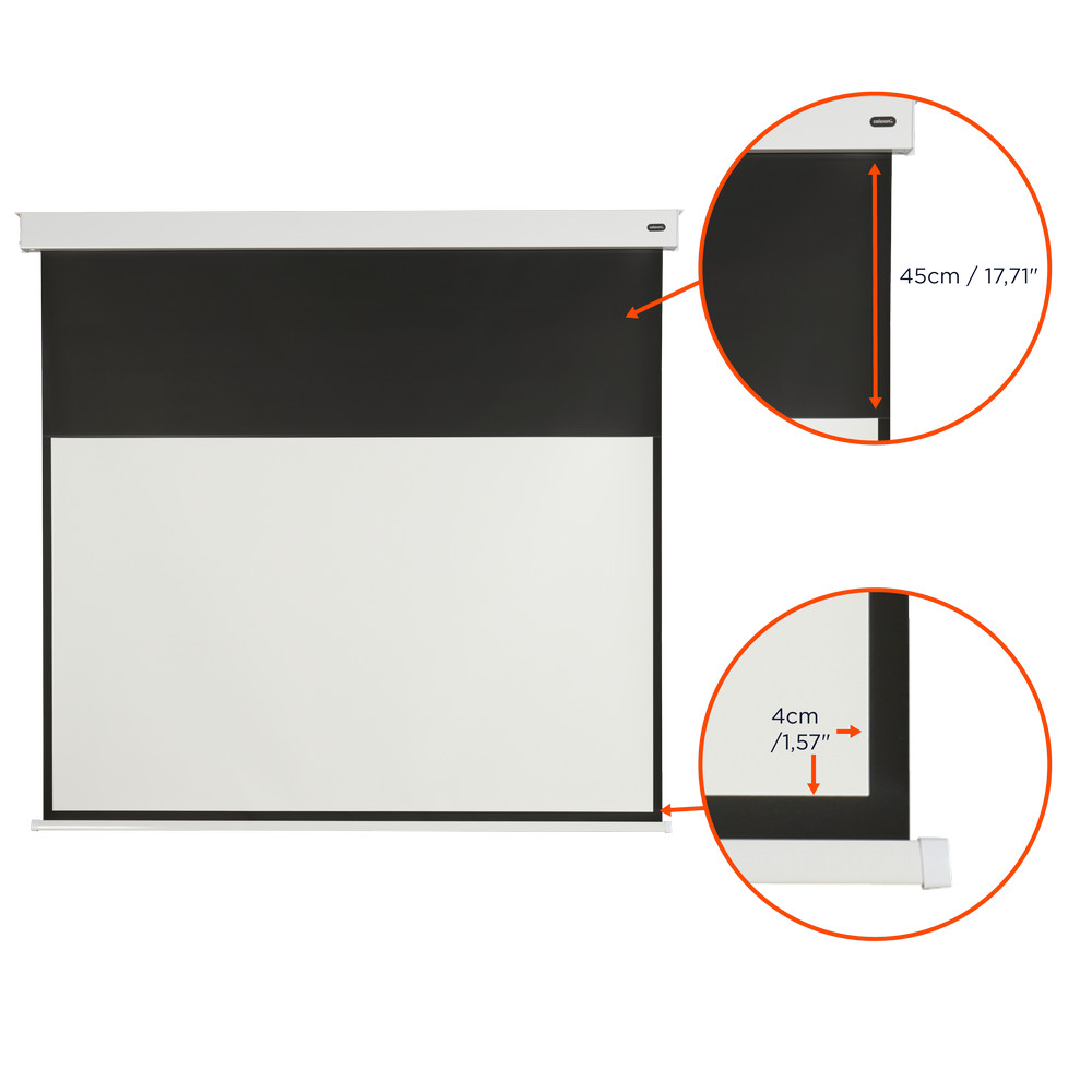 celexon Batterie Leinwand V2.0 Motor Professional Plus 240 x 135 cm
