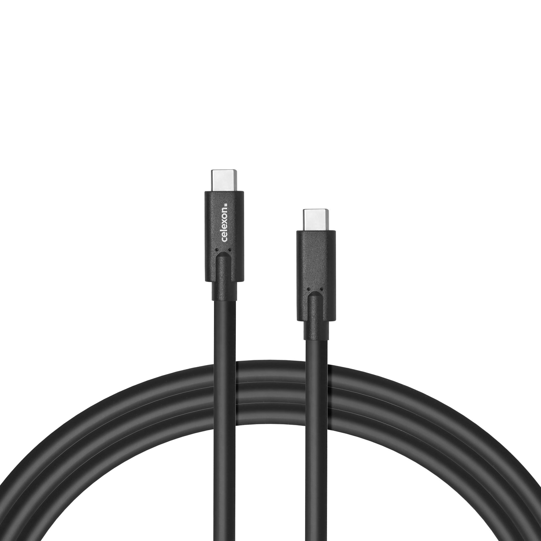 celexon USB-C Kabel - USB 3.2 Gen 2x1 1,0m, schwarz