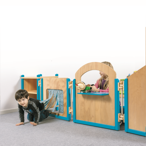 Raumteiler "Theater" B/H/T: 70,5x60/80x4 cm, Stollenbauweise