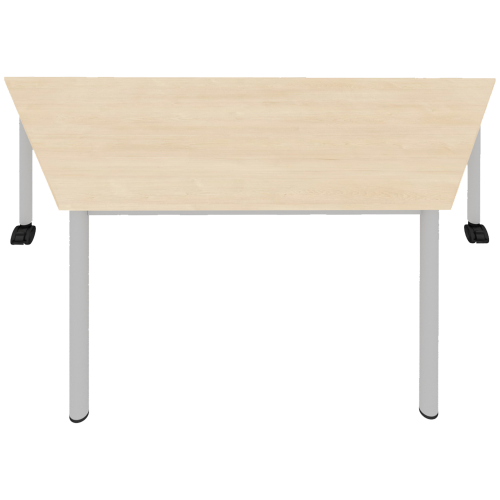 Rollprofi Trapeztisch, fahrbarer Schultisch B/H/T: 140-70x59x70 cm