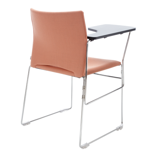Stuhl DIANE mit Armlehne und Gestell in Weiß Aluminium, Bezug C1/C2 (Stoff)