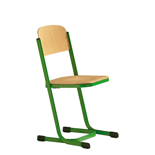 Schülerstuhl MST 30 Gestellfarbe wählbar, Sitzträger geschlossen, Höhe 38 cm